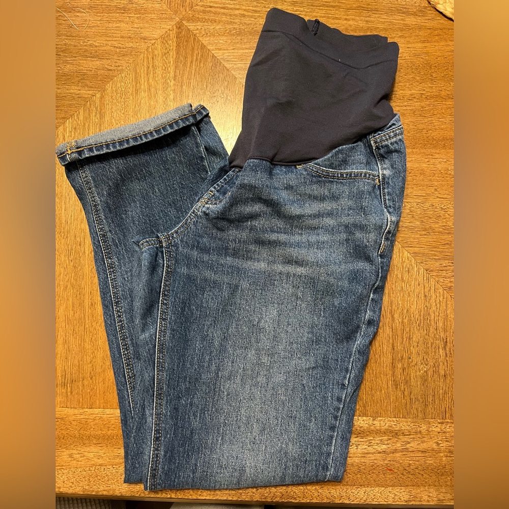 Maternity Full Panel Boyfriend Jeans